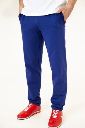 Спортивные брюки сине-фиолетовые передняя сторона